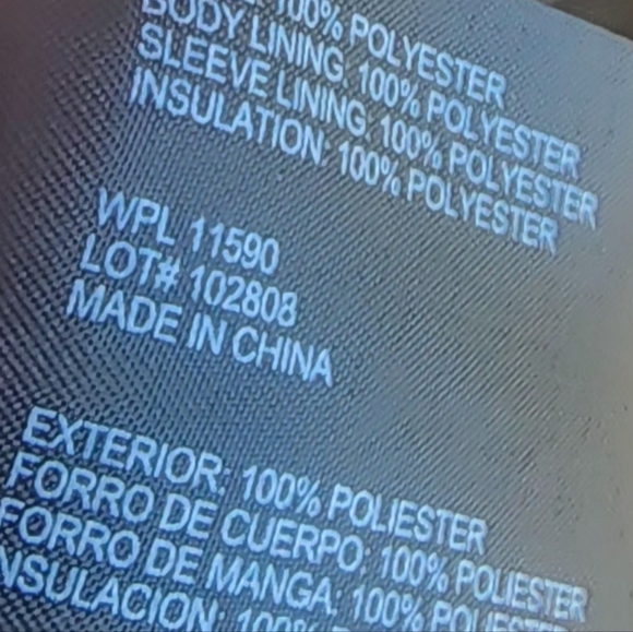 WEATHERPROOF   mens double  zipper  heavy black jacket size M - Picture 6 of 7